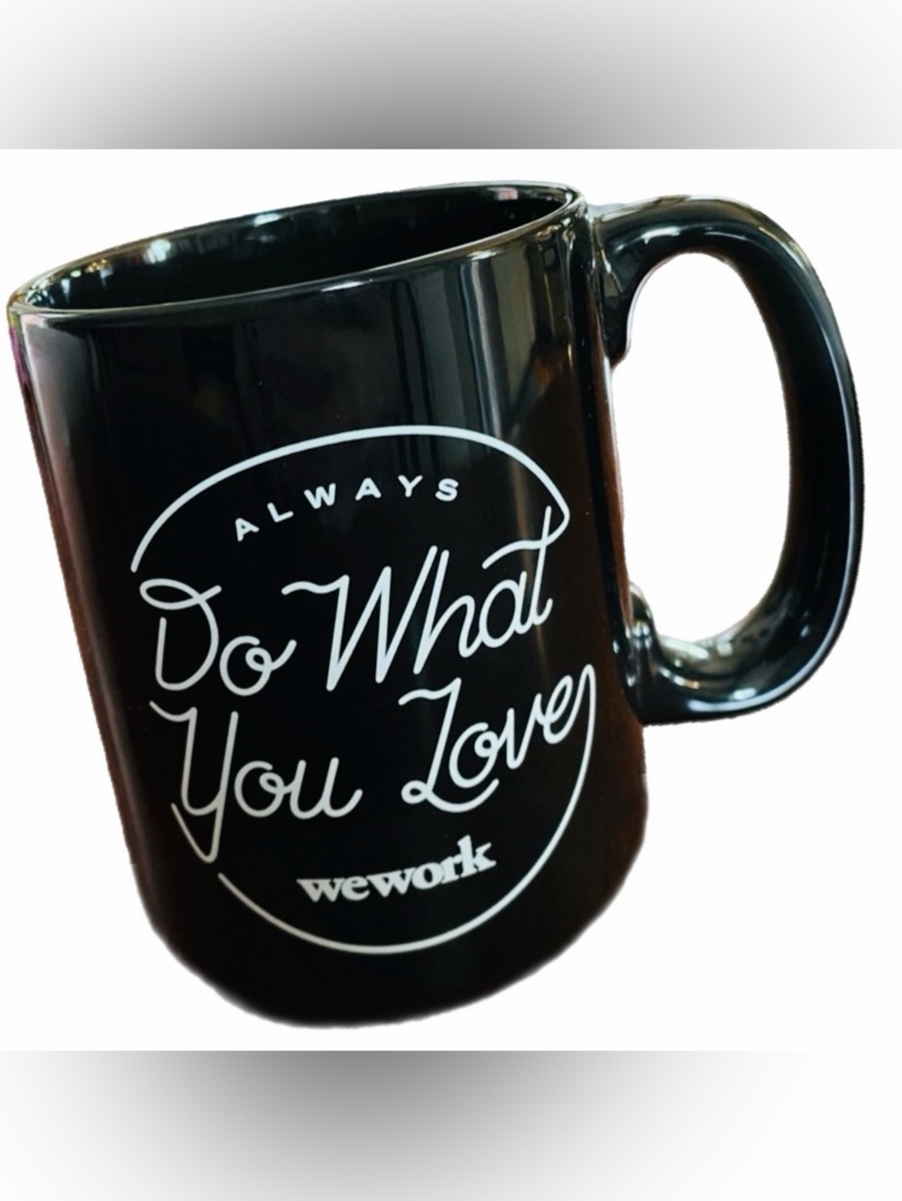 New WeWork Always Do What You Love 16oz Ceramic Coffee/Tea Drink Mug Collectible